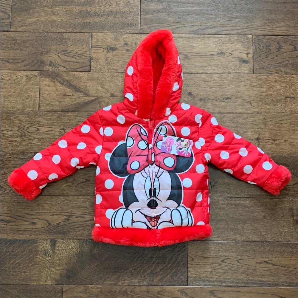 NWT Size 2T Disney Minnie Mouse Reversible Jacket
